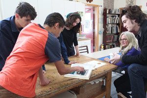 Max Kitchell '12 talks with Kerlin Conyngham's Foundations in Art class about his experiences thus far at  the Pratt Institute. 